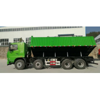 風8x4華神輕量化側翻7米6工程自卸車 前4后8側翻7米6